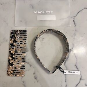 Machete Headband and Comb Set